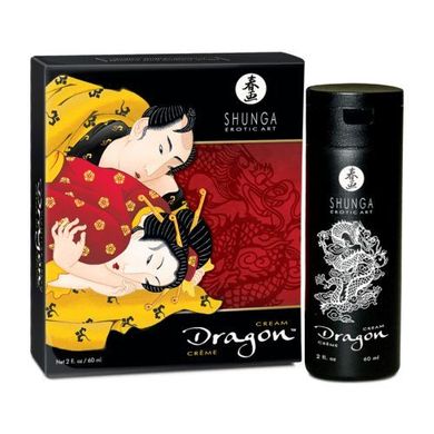Стимулювальний крем для пар Shunga SHUNGA Dragon Cream (60 мл), ефект тепло-холод і поколювання