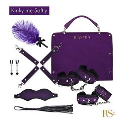 Подарочный набор для BDSM RIANNE S - Kinky Me Softly Purple: 8 предметов для удовольствия
