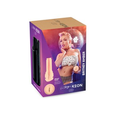 Інтерактивна сексмашина для чоловіків Kiiroo Keon Kombo Set з мастурбатором Feel Britney Amber