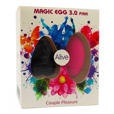 Віброяйцо Alive Magic Egg 3.0 Pink з пультом ДК, на батарейках