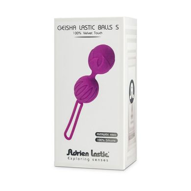 Вагінальні кульки Adrien Lastic Geisha Lastic Balls Mini Violet (S), діаметр 3,4 см, маса 85 г
